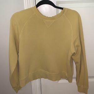 Brandy Melville yellow sweatshirt